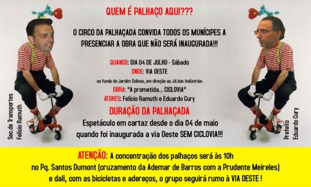 PROTESTO da PALHAÇADA